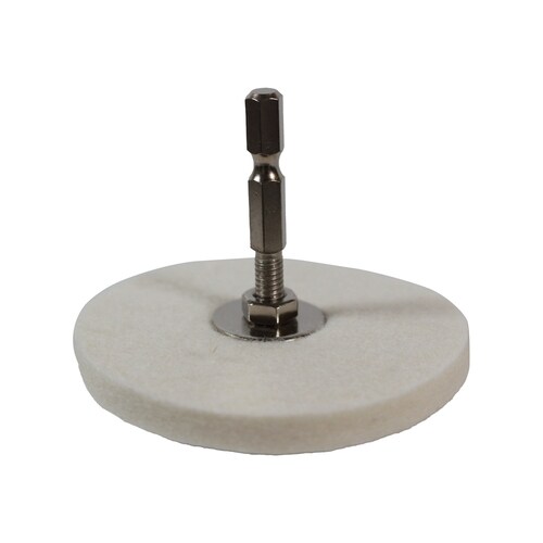 六角軸付フェルトバフ