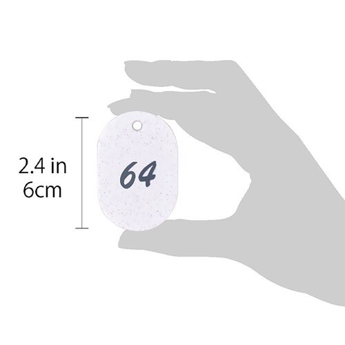 グラニット番号札 51から100 ホワイ 2セット