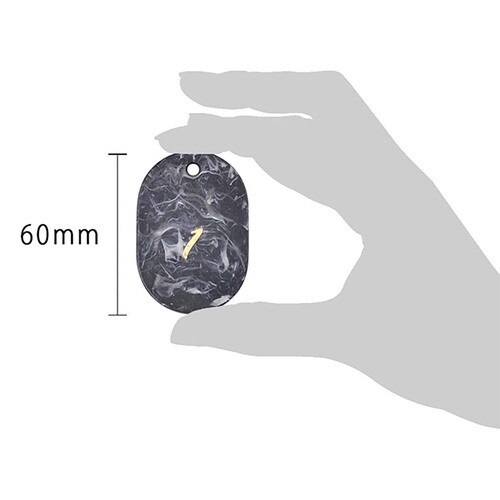マーブル番号札 1から50 グレー 2セット