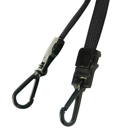 NEWフックストラップ名札2 ブラック 20セット