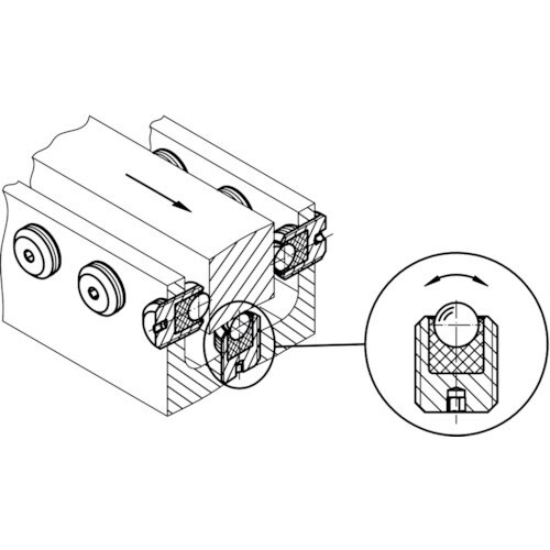 HALDER ボールキャスター スチールタイプ М