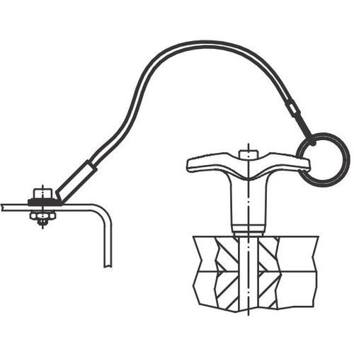 HALDER 保持ケーブル ステンレス鋼 リングと