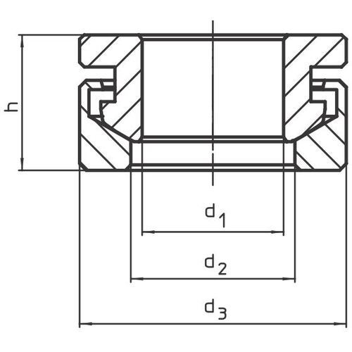 HALDER 円錐シート付球面ワッシャー 鋼
