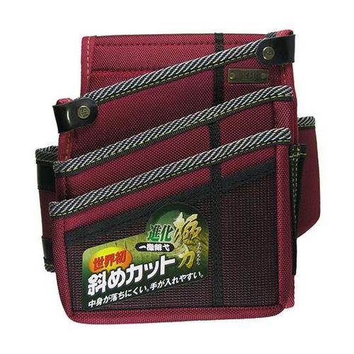 SA17R 進化ウエストバッグ3段緋色