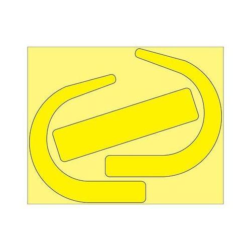 6x86mm 安全帯使用確認ステッカー(