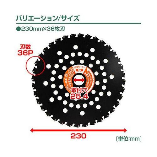 とにかく石に強い チップソー ブラック