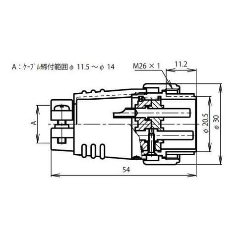 NETプラグ(シェルφ24・4極) NE