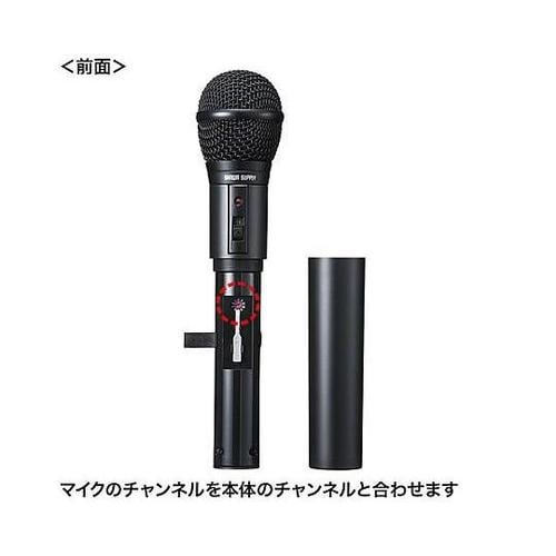 ワイヤレスマイク付拡声器スピーカー EA