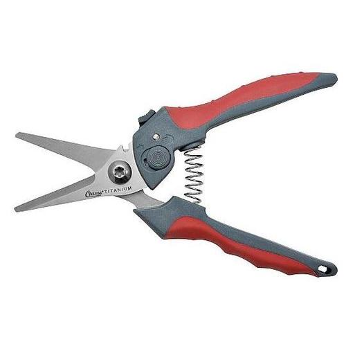 200mm はさみ・万能(ギザ刃・バネ付