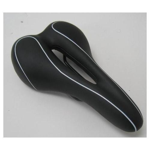 穴あき自転車用サドル スポーツ用 ブラッ