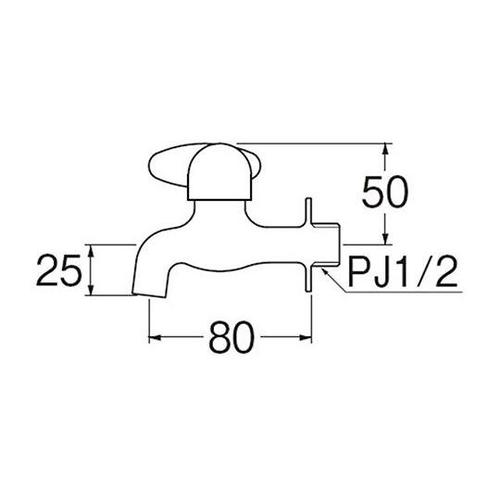 JY105−13 ミニセラ横水栓
