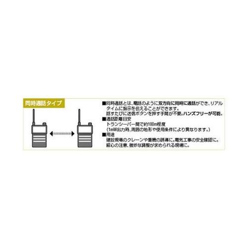 トランシーバー(同時通話型) EA790