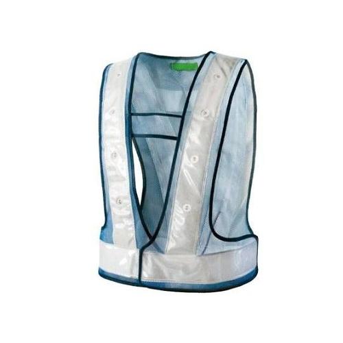 LED安全ベスト(紺/白) EA983R