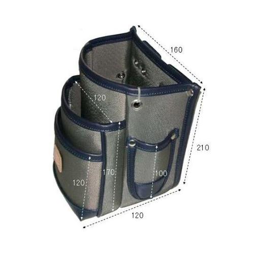 160x120x210mm 腰袋(3ポケ