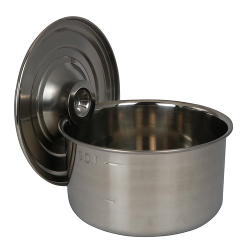 18−8浅型キッチンポット 2セット