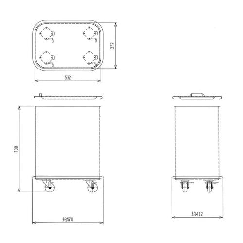 18−8フラワービン(粉入れ)