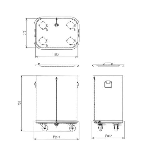 18−8フラワービン(粉入れ)