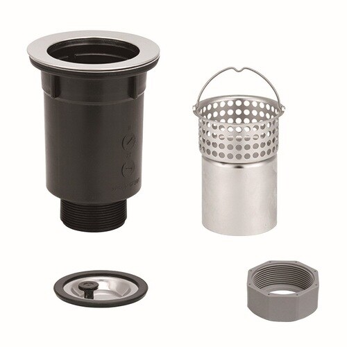 耐熱小型ゴミ収納器付防臭排水トラップ(50A)