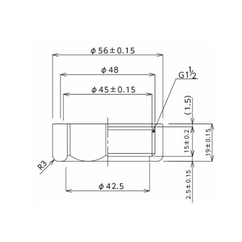 ユニオンナット1−1/2吋 20セット