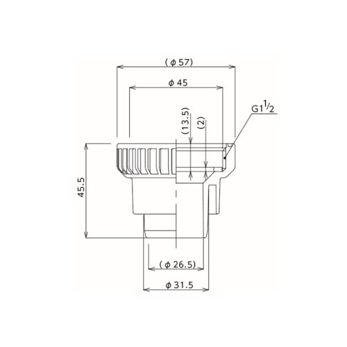 口元1−1/2吋(平パッキン付) 11セット