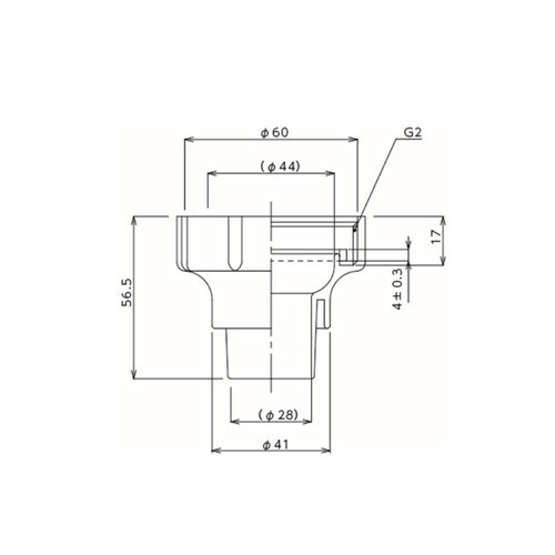 口元2吋(平パッキン付) 8セット