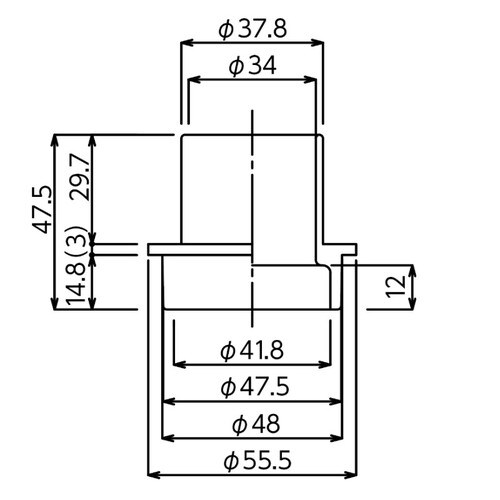 ホースインナーPF2吋パッキンナシ 8セット