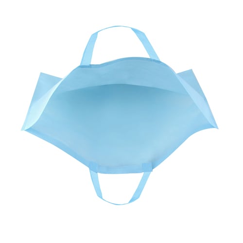 カラー不織布バッグ 大(63×46cm) 水色