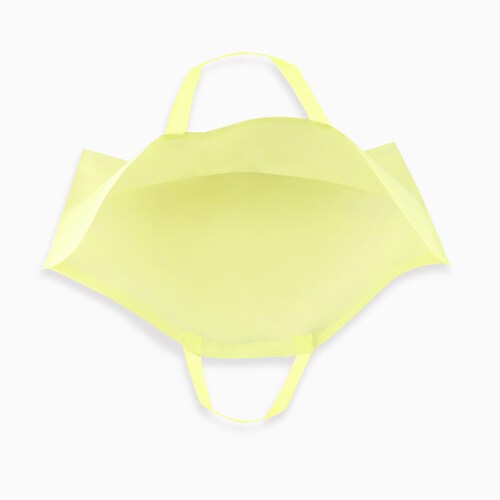 カラー不織布バッグ 大(63×46cm) 薄黄