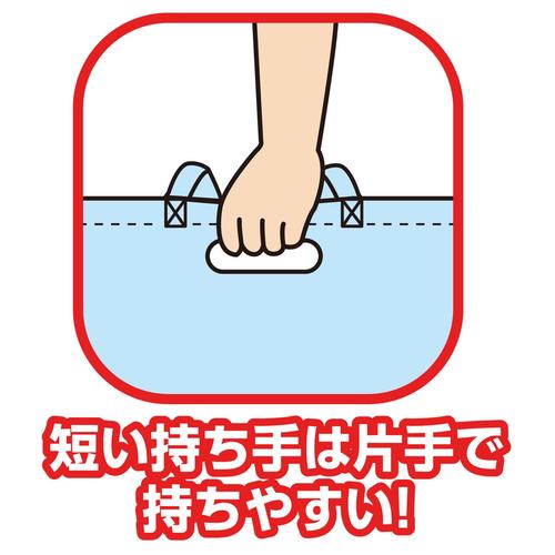 カラー不織布バッグ 持ち手穴あき 大