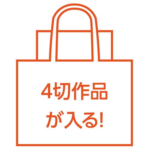 カラー不織布バッグ 持ち手穴あき 大
