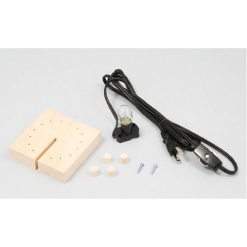 ライティングベース小ーコードナツメ球5Wー台付