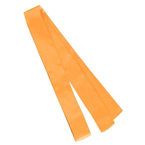 ソフトサテンロングハッピS橙(ハチマキ付)