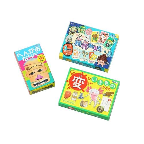 人気かるた3点へんがお/妖怪/変ないきもの