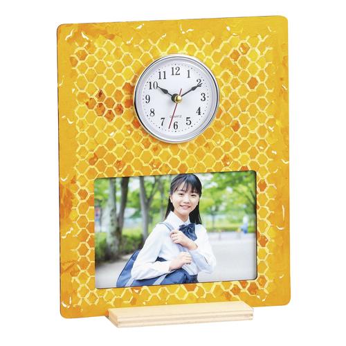 おえかきフォトフレームクロック