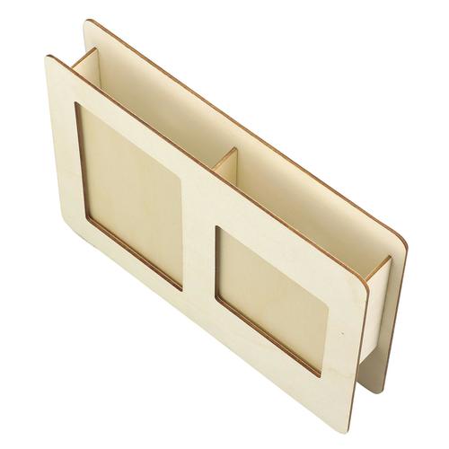 木製小物入れ2ポケット