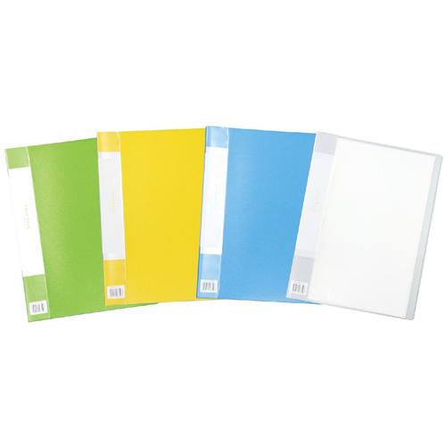 クリアブックB厚A420ポケットブルー