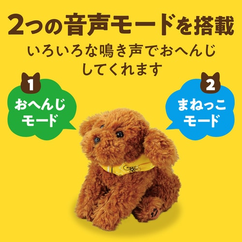 よんで!だっこして!おへんじアニマルトイプードル