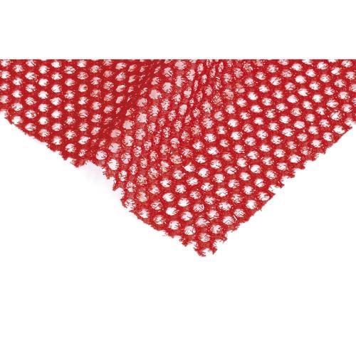 キラキラメッシュスカーフ 赤