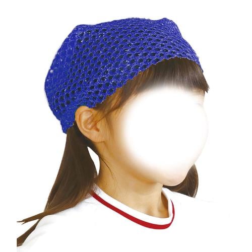 キラキラメッシュスカーフ 青