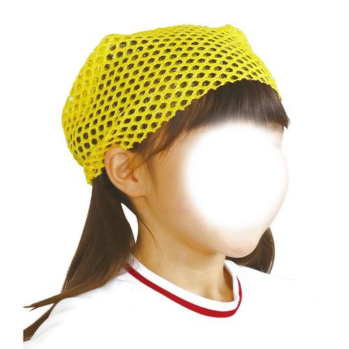 キラキラメッシュスカーフ 黄