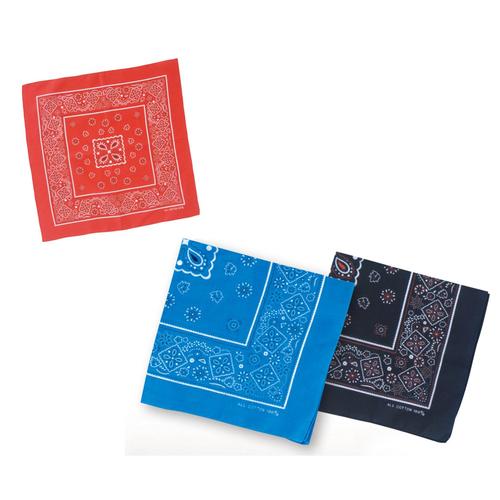 バンダナティッシュボックスカバー青