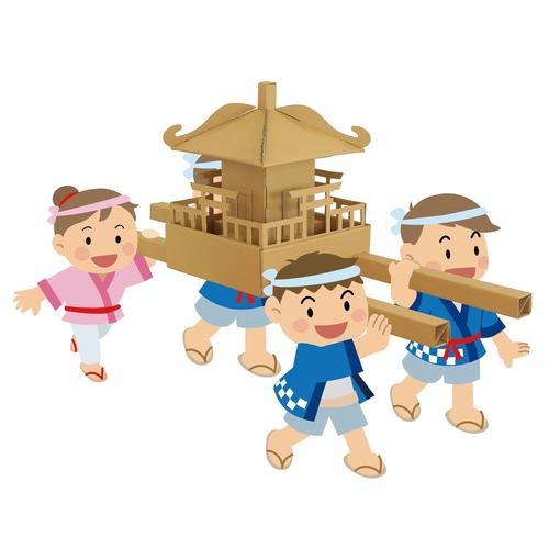 組立式ダンボールおみこし