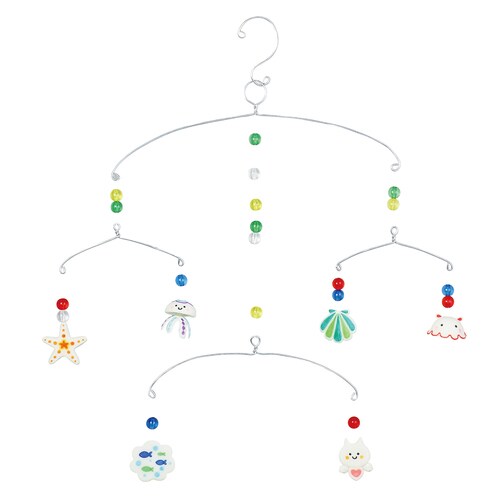 ゆらゆら光る!海の仲間たちモビール