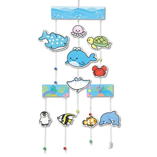 うみの生き物モビール工作キット