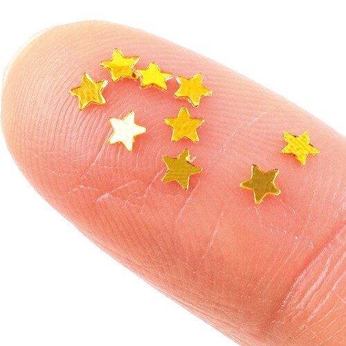 ホログラムグリッター1g星ゴールド