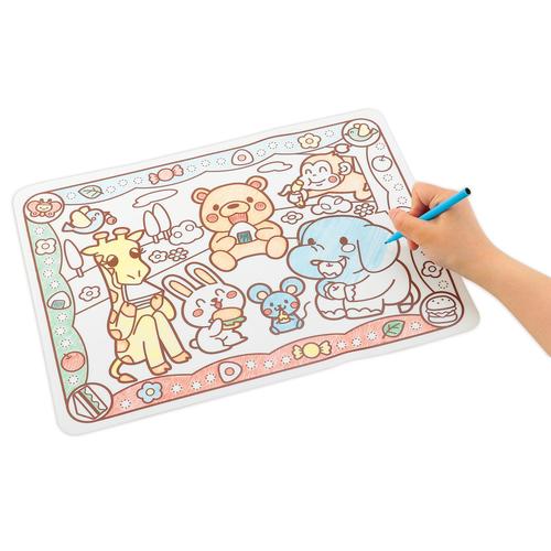 おえかきぬりえシート水性ペン付