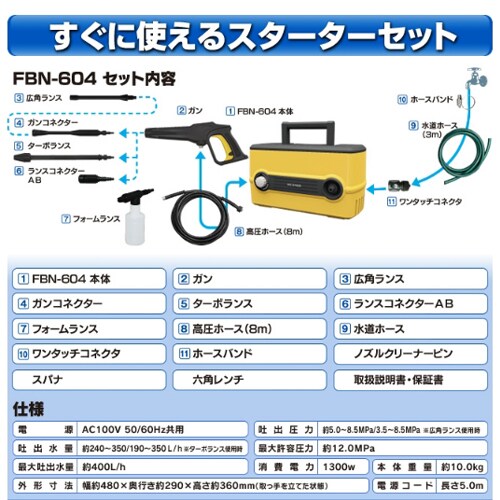 高圧洗浄機 EA115TB−6