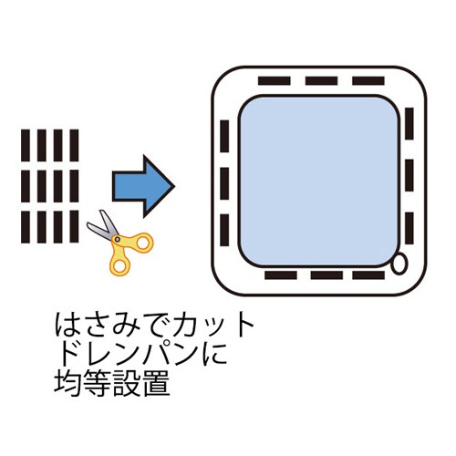 ドレン回路スライム・カビ防止シートEA119−14