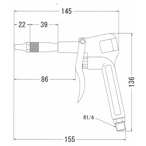 エアーガン(SUS製)EA123AS−1