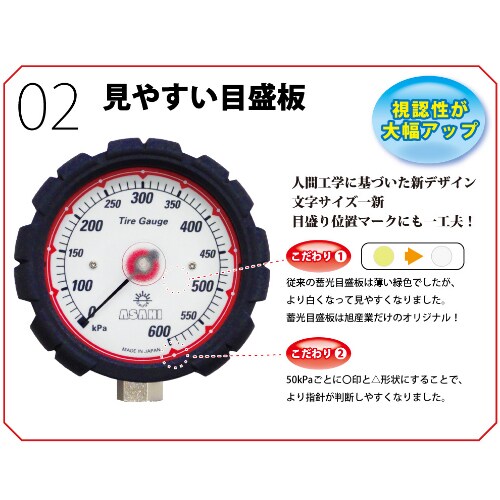 タイヤチャック&ゲージEA123CH−14